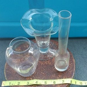 3 Piece Small Vase Set